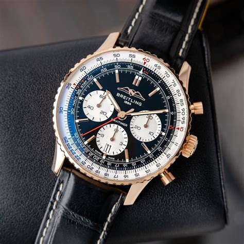 montre breitling or rose|Breitling swiss.